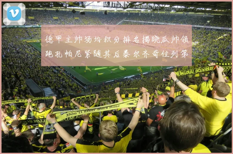 德甲主帅场均积分排名揭晓瓜帅领跑孔帕尼紧随其后泰尔齐奇位列第六